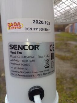 Stojanový ventilátor