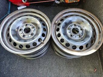 Plechové disky kola originál VW Škoda 5x112 6Jx15 ET43 15"