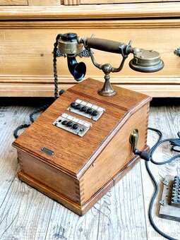 Starožitný telefon - ústředna, Deutsche Telephonwerke
