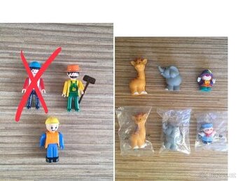 Igráček a zvířátka zn. Fisher Price, cena 20-35 Kč/ks