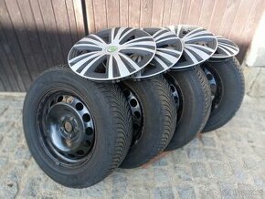Zimní sada kol 225/60 R 16 Michelin Alpine 5, Škoda, VW - 1