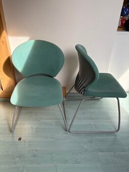 Vintage designové čalouněné židle Lamm A1000