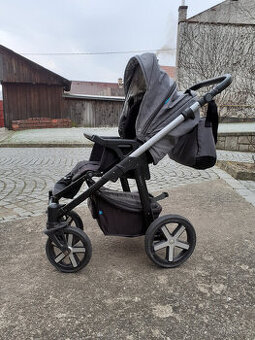 Kočárek BABYDESIGN trojkombinace Husky šedý 2020