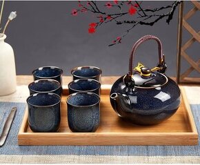 Porcelánový čajový set v japonském stylu