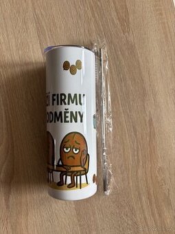 Termokelímek 590ml - motiv káva, nový