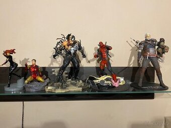 Deadpool, venom, black widow, iron man, zaklínač