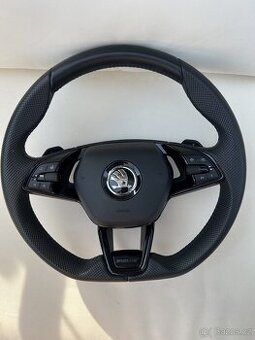 Na prodej – Sportovní volant Škoda (kompletně černý)