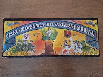 Retro desková hra Česko-slovenská bitva o jižní Moravu