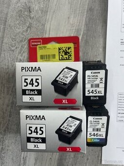 Cartrige CANON PG-545-XL (5x černý), CL-546-XL (3x barevný)