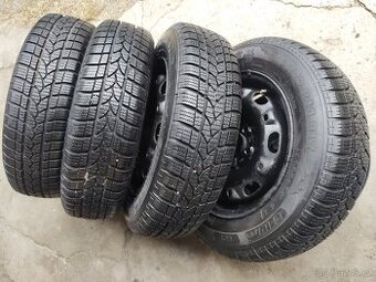 165/70 R14 M+S ZIMNÍ KOLA 7,5mm na ŠKODA FABIA 5X100