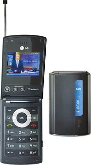 Mobilní telefon retro véčko LG HB620T Mobile XD s TV rok2008