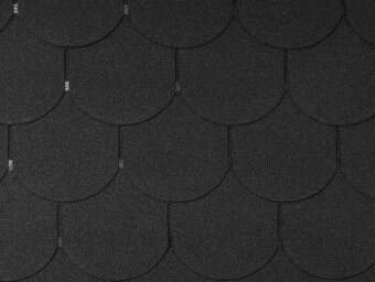 Asfaltová šindel bobrovka černá (nová, záruka 5 let)