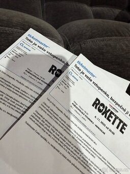 1x vstupenka ROXETTE