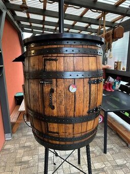 Elektrická udírna ( Dymbox )  sudová