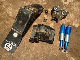 Různé díly Jawa 634, 648