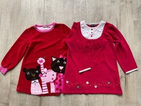 Teplé šatičky Lindex, M&S atd., vel. 110