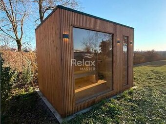 Finská sauna Premium 240x310
