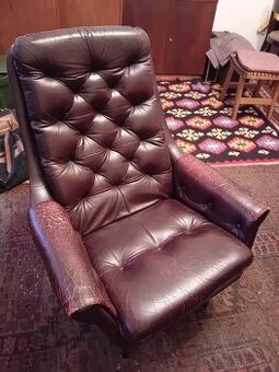 Finská kožená křesla