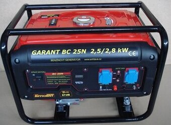 Elektrocentrála BC 25N 2,8/2,5kW nová,SLEVA profi, záruka2r.