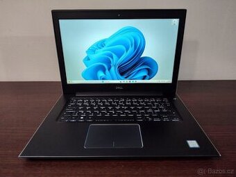 Kovový podsvícený Dell,i7-8gen,4gb GPU,14", SSD.