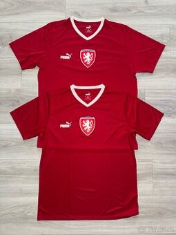 2 x fotbalové tričko PUMA, vel. XL a L, NOVÁ