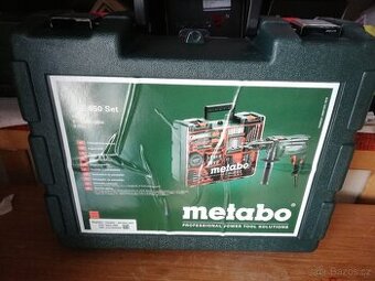 METABO jednorychlostní příklepová vrtačka v setu SBE 650,