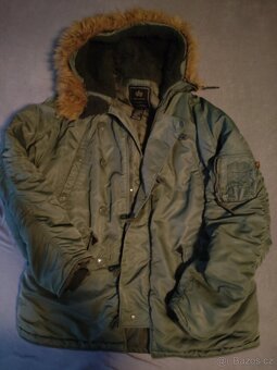 BUNDA N3B ALJAŠKA ALPHA INDUSTRIES OLIVE XL
