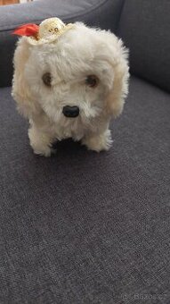 Plyšový pejsek na baterky