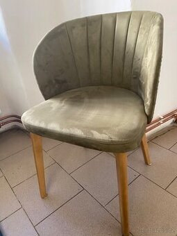 Křesílka s masivními nohami 4ks