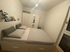 Ikea Brimnes postel bílá 160cm rošty matrace čelo
