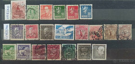 Poštovní známky Norsko a Švédsko