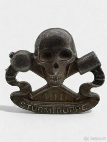 Odznak - čepičak STURMTGRUPPE 4.J.D Nemecko 1WW/2WW/SS