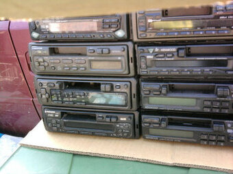 Staré retro AUTORÁDIÁ "PIONEER" a "KENWOOD"