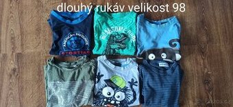 Tricka dlouhý rukáv velikost 98