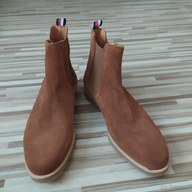 PÁNSKÉ KOTNÍKOVÉ KOZAČKY | NOVÉ | HNĚDÉ | TOMMY HILFIGER