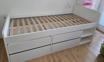 Postel Släkt Ikea 90x200 vč. roštu