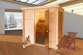 Interiérová srubová sauna