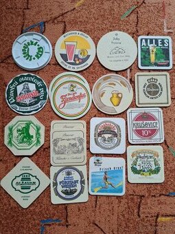 Retro pivní podtácky 90. léta