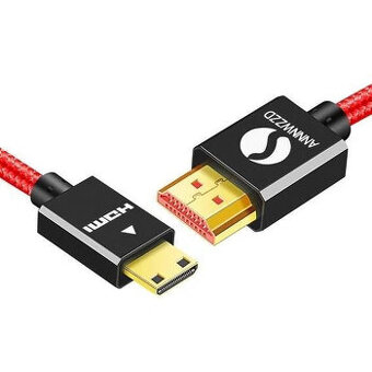 mini HDMI na HDMI kabel, vysokorychlostní 4K 60Hz HDMI 2.0 - 1