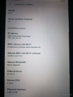 Tablet na prodej