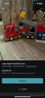 Lego duplo hasiči
