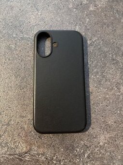 Nomad Modern Leather Case Black iPhone 16