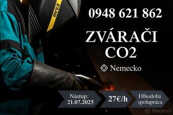 Svářeči CO2 - Karlsruhe/Německo (dlouhodobá práce na hale)
