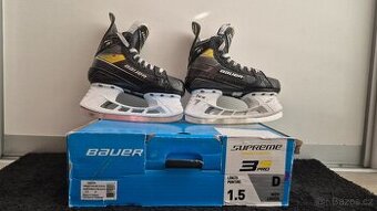 Prodám brusle Bauer Supreme 3S Pro Jr., vel. 1.5 D