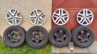 Orig. Renault plech. disky i zimní pneu a TPMS