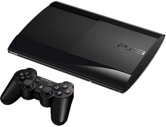 PS3 Super Slim  - 3 Ovladače + hry