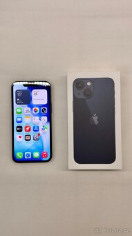 iPhone 13 mini 128 GB – Midnight – výborný stav