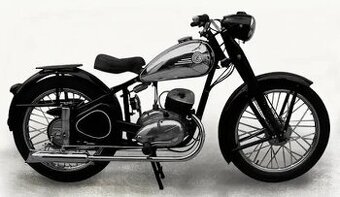 ČZ 125C - Rám s EU doklady