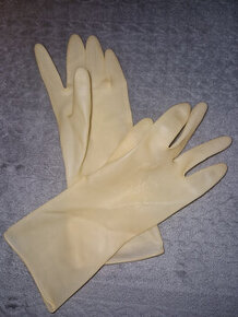 Latexové rukavice tělové