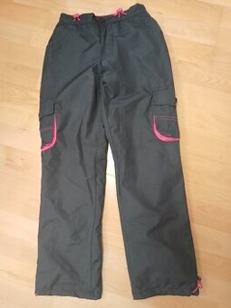 Dětské zateplené kalhoty vel.146